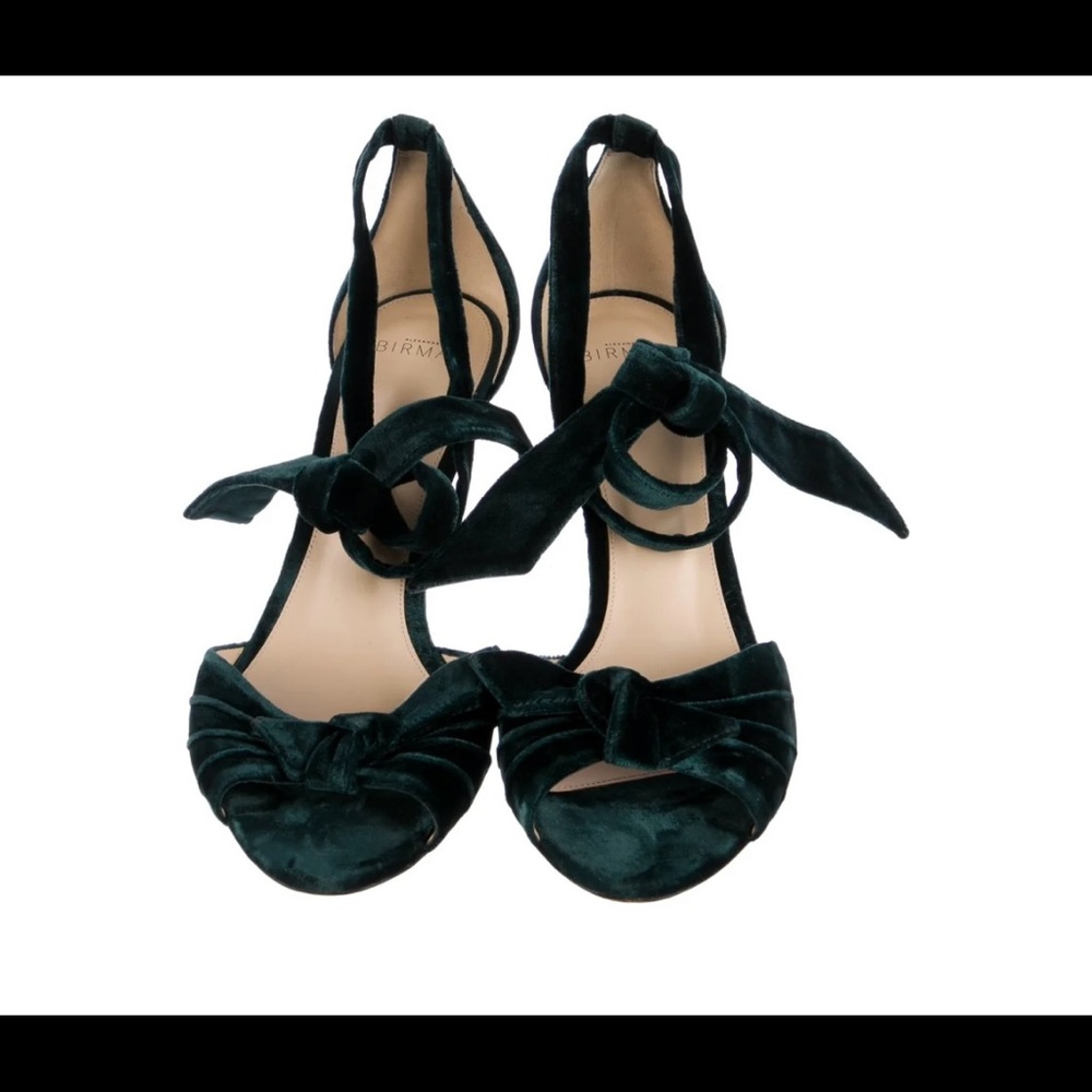 Velvet Bow Accent Clarita Heels
